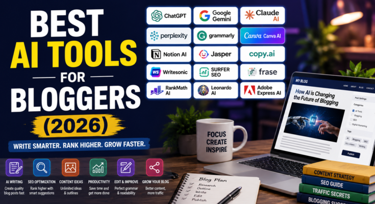 Best AI Tools for Bloggers (2026)